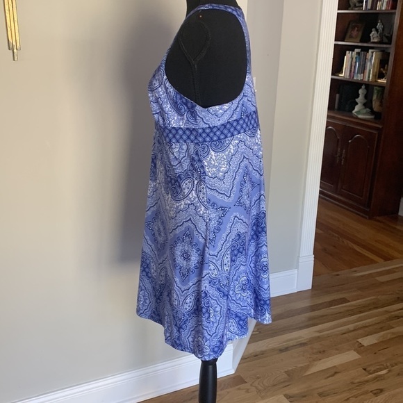 Arheletic Dress with cotton spandex blend racer backL - Picture 2 of 4